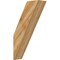 Ekena Millwork 6"W x 16"D x 28"H Traditional Rough Sawn Knee Brace, Western Red Cedar BRC06X16X28TRA00RWR - alternate 1